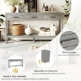 thumbnail image 5 of Harper & Bright Designs Rustic Console Table with Drawer, Contemporary Long Sofa Table Entryway Table with Shelf, Entrance Table for Entryway Hallway Living Room, Gray, 5 of 15