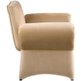 thumbnail image 5 of Meridian Furniture Fleurette Camel Velvet Accent Chair, 5 of 8