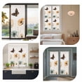 thumbnail image 7 of Blue Brown Floral Window Privacy Film Butterfly Plant Pastoral Style Decorative Glass Window Film UV Blocking Static Cling Non-Adhesive Sticker Covering for Home Door 23.6 x 59 inches, 7 of 7