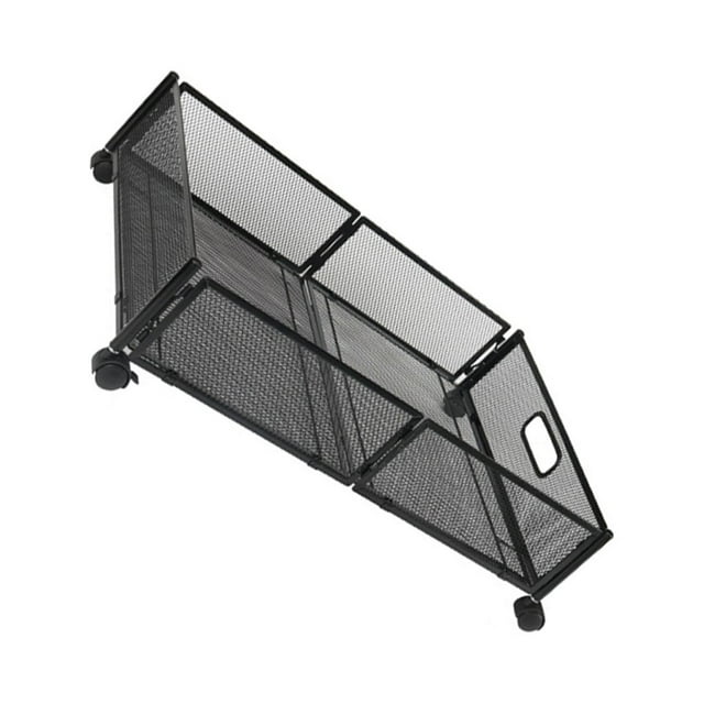Wosthever Organizador de almacenamiento de zapatos debajo de la cama, plegable, que ahorra espacio, apilable y duradero, fácil de montar Almacenamiento y organización del hogar Negro 60*40.5*16cm