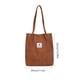 thumbnail image 5 of Bolso bandolera de terciopelo, bandolera, bolso de mano para niña, mujer, bolso de mensajero de un solo hombro, accesorio de viaje, marrón Methold AP000793-04, 5 of 7
