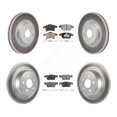 thumbnail image 1 of Transit Auto Front Rear Coated Disc Brake Rotors and Ceramic Pads Kit for Car 2017-2020 Lincoln MKZ 2.0L KGT-103322, 1 of 11
