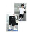 thumbnail image 6 of Cargo Shorts Boys Black Pants Casual Straight Leg Boys Summer Outfits Boys 5-6 Years Pants Summer&nbsp;Clothing, 6 of 6
