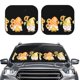 thumbnail image 2 of Balery Hello Spring Sunflower Gnomes Parasol para parabrisas de coche de 2 piezas | Parasol plegable para parabrisas delantero de coche para la mayoría de sedanes-Large, 2 of 5