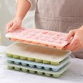 thumbnail image 6 of Food-grade Silicone Ice Cube Tray, Heart Ice Cube Tray or Square Silicone Ice Cube Mold Easy-Release and Flexible 21 Ice Tray, Ice Tray For Freezer, 6 of 8