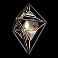 thumbnail image 2 of Varaluz Marcia 1-Lt Wall Sconce - Matte Black/French Gold, 2 of 5