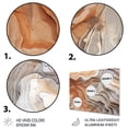 thumbnail image 3 of Designart "Abstract Marble Art with Copy Space IV" Fractals Metal Wall Art Prints, 3 of 5