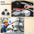 thumbnail image 5 of 3-Piece Mini Ratchet Wrench Set, Stubby Ratchet Wrench Set with 1/2'', 3/8'', 1/4'' Sizes, Compact, High-Strength Steel, Dual Directional, Ideal for Tight Spaces, Includes 3 Different Size Wrenches, 5 of 5