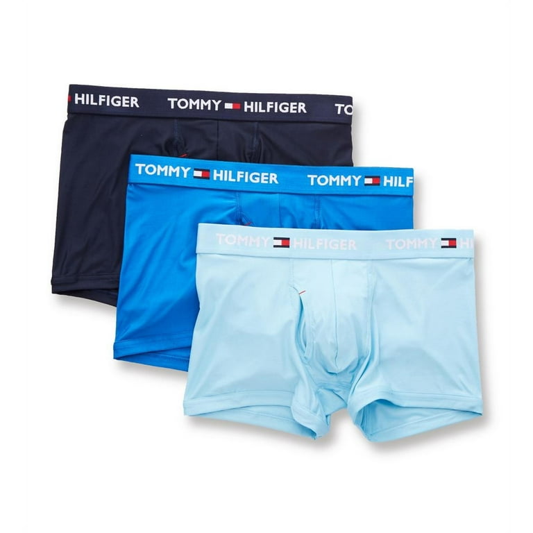 Tommy Hilfiger Logo Trunks 3 Pack In Multi