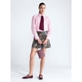 thumbnail image 3 of Free Assembly Women's Button Front Shirt with Satin Tie, Sizes XS-4X, 3 of 6