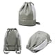 thumbnail image 4 of Mochila Con Cordón Baloncesto Con Correa Ajustable para Mujeres Y Hombres (gris), 4 of 9