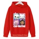 thumbnail image 5 of 2024 CALIENTE 2024 Primavera Otoño Gabbys Casa de Muñecas Sudadera con Capucha Niños Abrigos de Manga Larga Niños Dibujos Animados Gabbys Gatos Sudadera Niñas Ropa Casual, 5 of 5