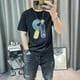 thumbnail image 2 of Ropa de calle Dibujos Alfabeto Camisetas para hombre Top Camisetas para hombre Original Hip Hop Moda Xl Kpop Vintage Divertidas Blancas, 2 of 5