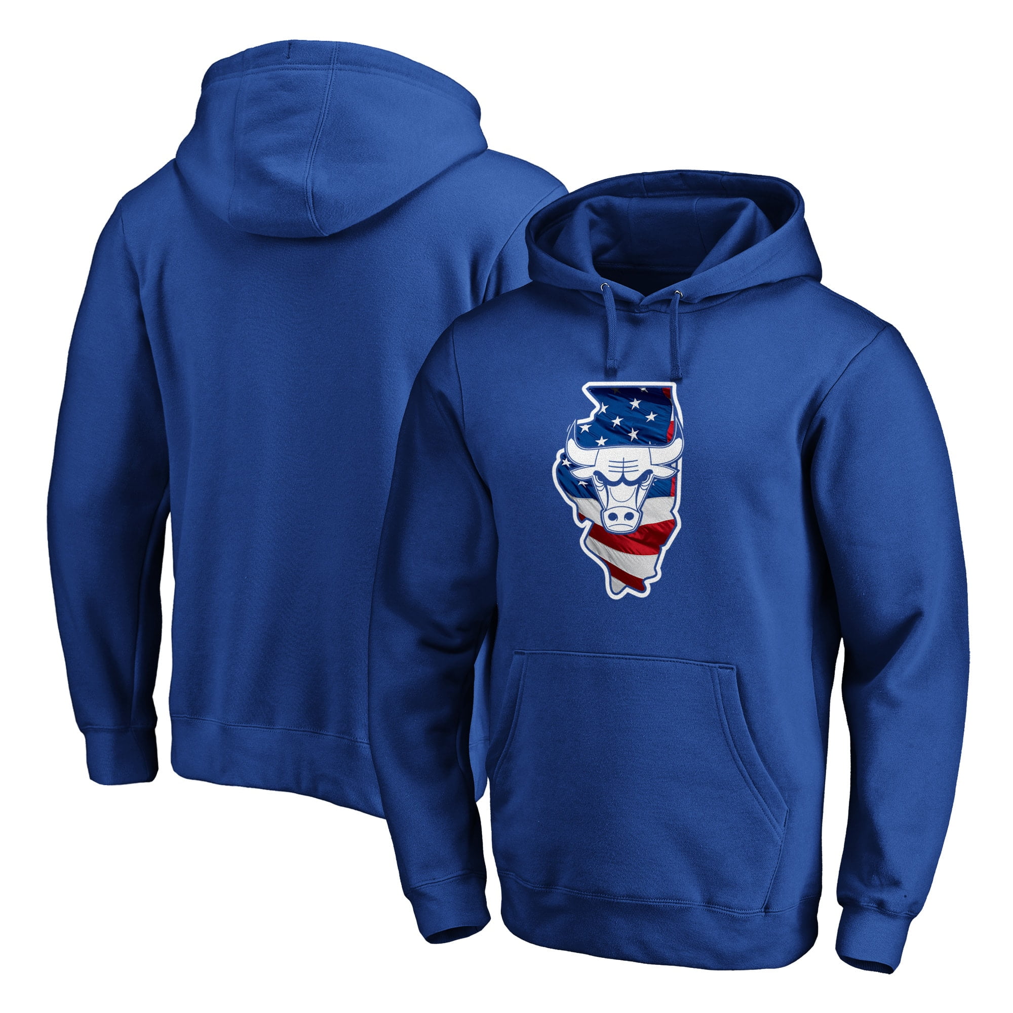 chicago bulls hoodie blue