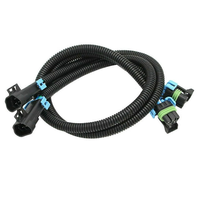 Pair 24 inch Oxygen O2 Sensor Extension Wire Harness for LS3 LS7 L99 213-4408, 213-1694