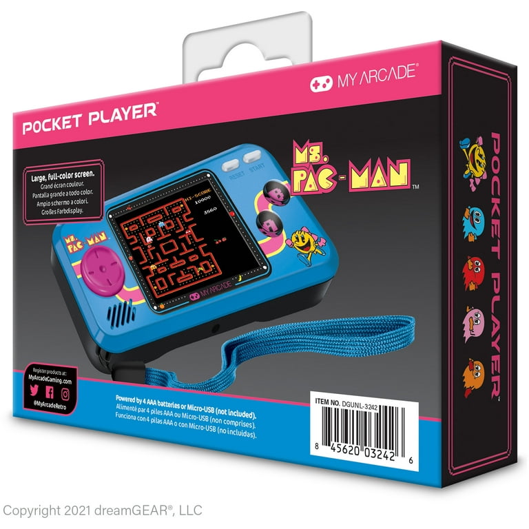 My Arcade Ms. Pac-Man Mini Pocket Player: Portable Handheld