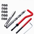 thumbnail image 1 of 20pcs Thread Repair Kit Stainless Steel Metric Thread Repair Insert Kit Compatible Hand Tool Set for Auto Repairing (M10 x 1.5mm), 1 of 1