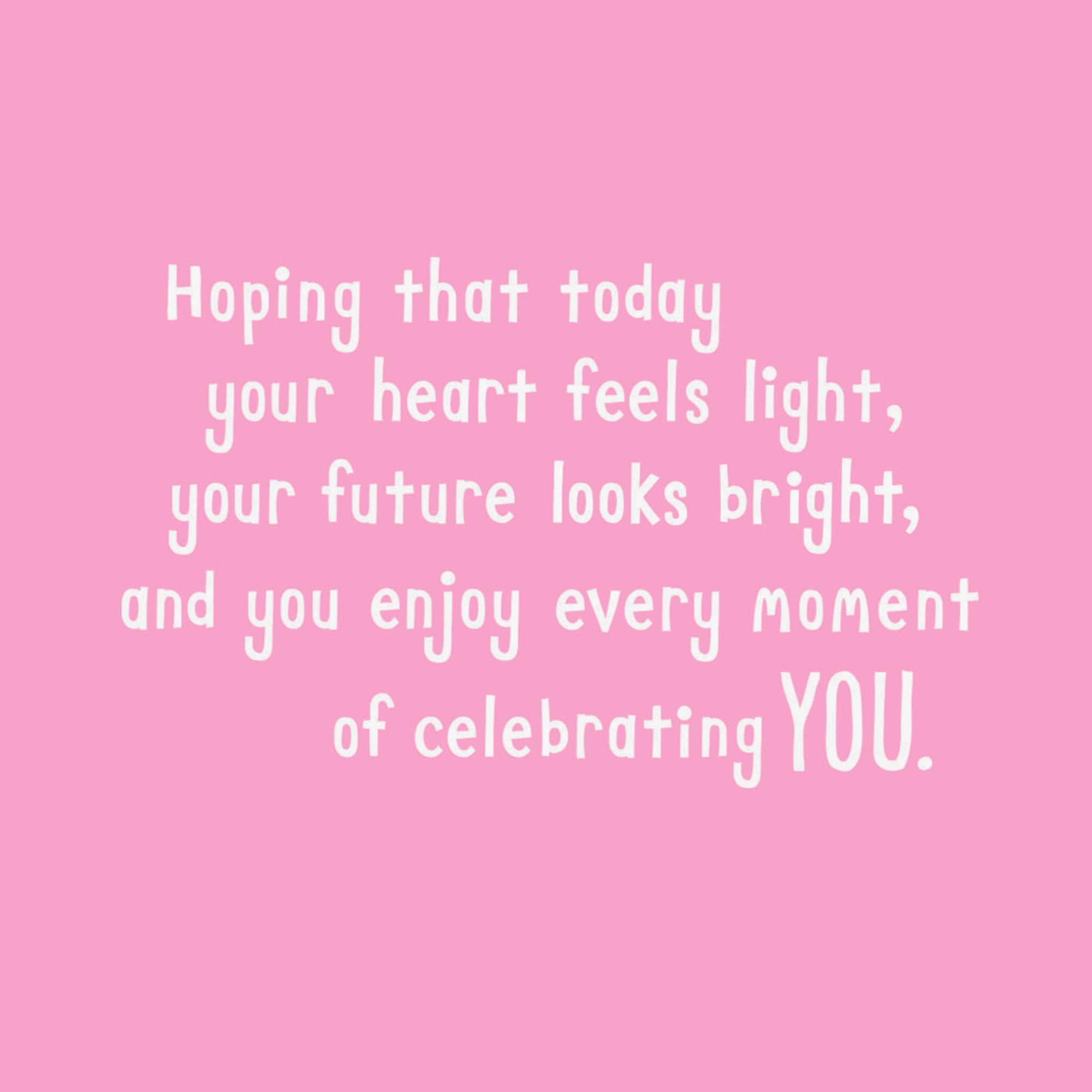 Hallmark Birthday Card (Light Bright Wishes)