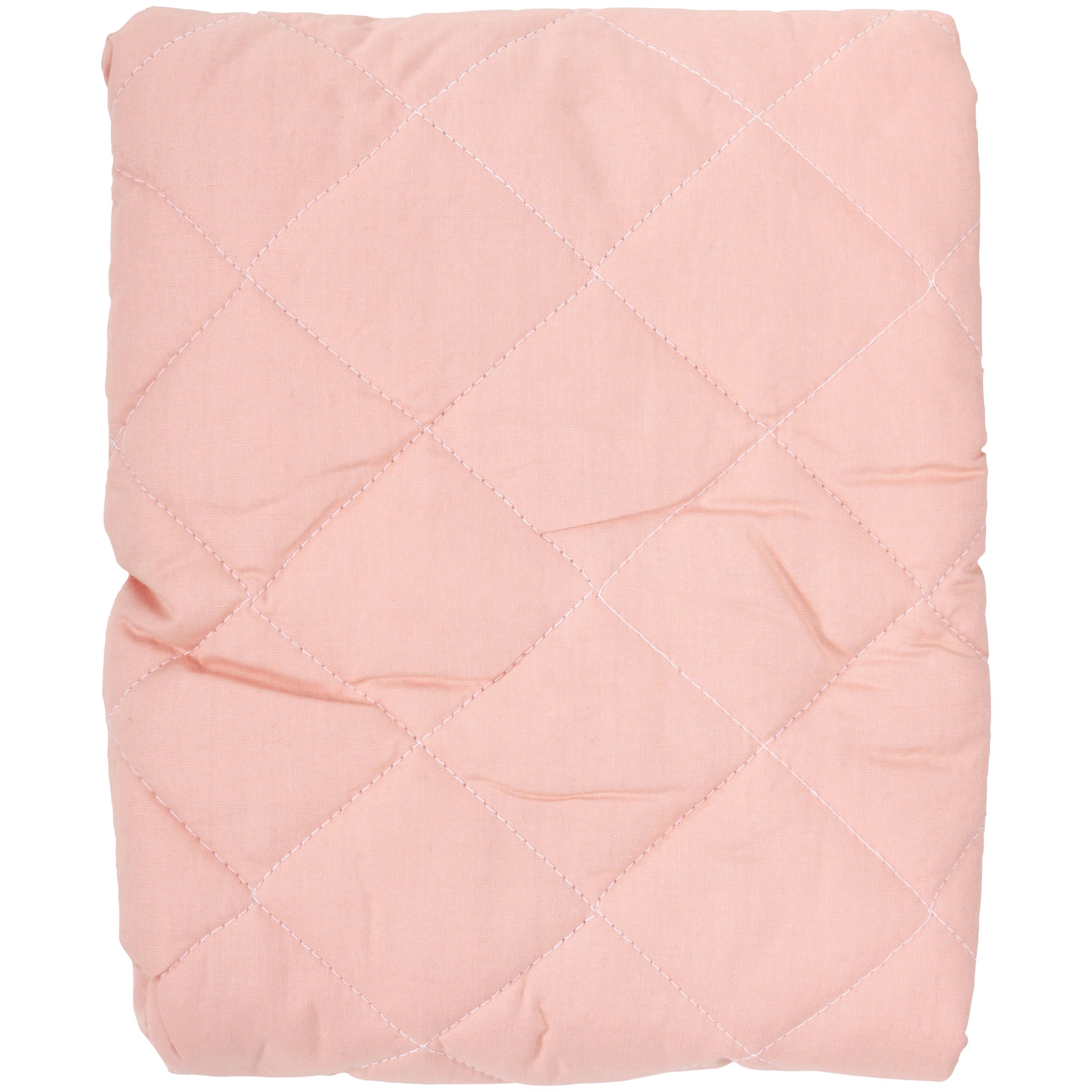 Bacati Olivia Tribal Solid Coral/Navy Quilted Changing Pad Cover