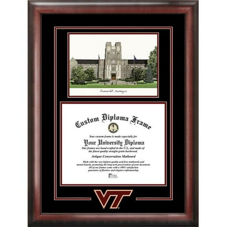 Virginia Diploma Frames - Virginia Tech Hokies 13.5 x 15.5 Spirit Graduate Diploma Frame