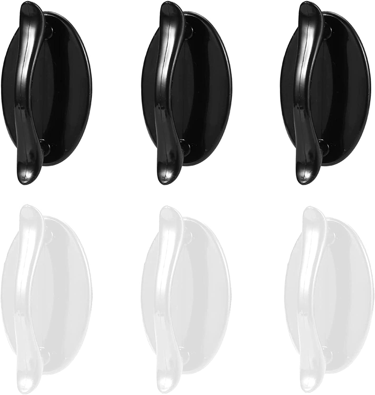 Dresser Drawer Handle Helper,6 Pack SelfStick Black White Push Pull