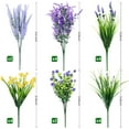 thumbnail image 3 of Artificial Plants Outdoor, 20PCS Artificial Flowers, UV Resistant Fake Flowers, Faux Flowers for Outdoor Planters for Front Porch Pot Decor, 3 of 5