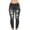 *Black, variant on ClodeEU Women's High Waist Ripped Skinny Jeans,Distressed Stretch Denim Pants Black,Women's Plus L