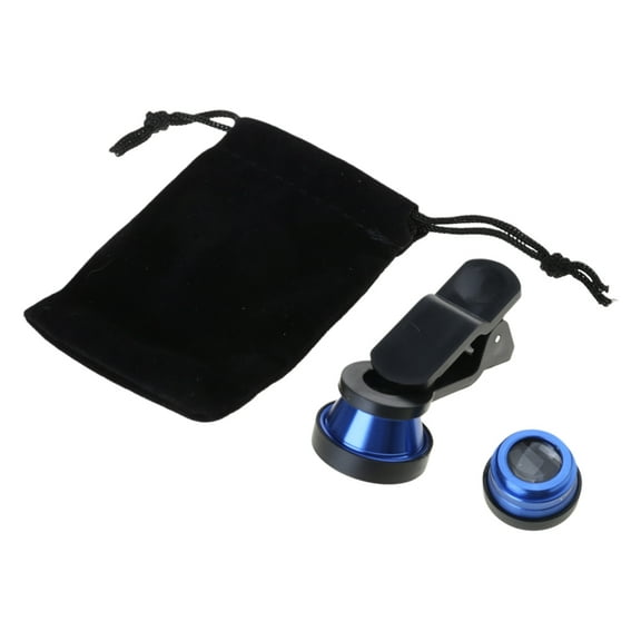 T-HOTLYST 3 In 1 Wide Angle Macro Fish Eye Lens Mobile Phone Camera Lens Universal Camera Lens for Most Phone Portable Clip Lens
