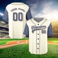 thumbnail image 2 of Personalized Vintage Team Name And Number Baseball Jersey, Custom Baseball Jersey Shirt, Baseball Jersey Uniform For Baseball Fans Lovers, 2 of 2