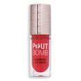 thumbnail image 2 of Revolution Pout Bomb Plumping High-Shine Lip Gloss with Vitamin E, Sheer Red, 2 of 4
