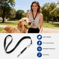 thumbnail image 4 of 2 Pack Dog Whistle - Dog Whistle to Stop Barking Neighbor's Dog & Long Range Recall, Adjustable Ultrasonic Silent Dog Whistle with Lanyard for Training Recall, Professional Obedience (Black & White), 4 of 7