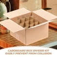 12 pcs Cardboard Moving Box Dividers Cardboard Boxes Glass Dividers