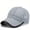 Light Gray, variant on Voska Lightweight Mesh Baseball Hat Unisex Fishing Sun Hat Breathable Polyester Cotton Outdoor Cap Black