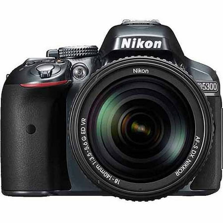 Nikon Grey D5300 DSLR Camera with 24.2 Megapixels, Body Only