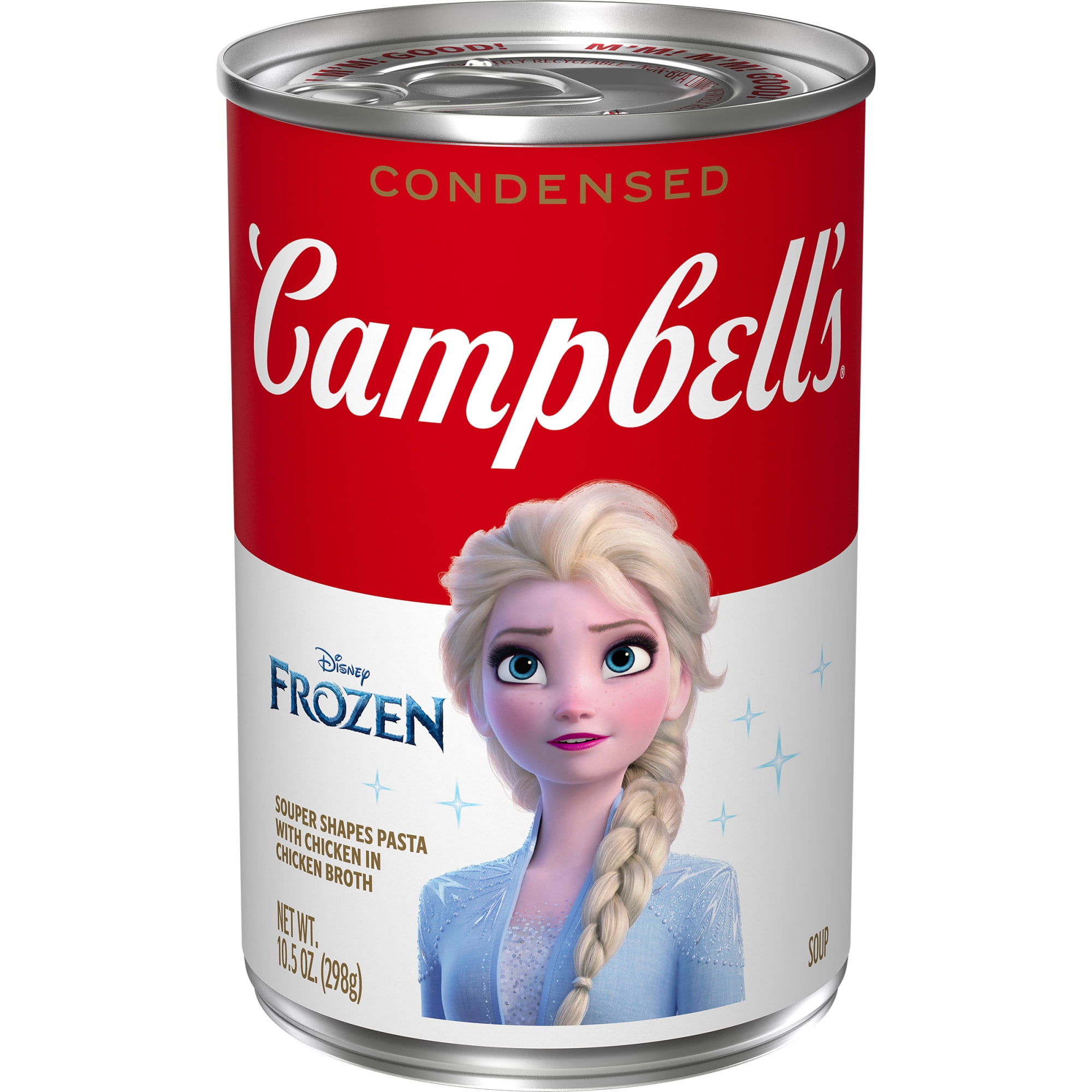 Campbell's Kids Soup, Disney Frozen, Princessshaped pasta in chicken