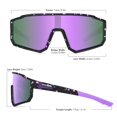 thumbnail image 2 of Gafas de Sol para Jóvenes de Béisbol Derowern Polarizadas UV400 con Montura TR90, 2 of 7