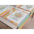 thumbnail image 2 of Stripes Paper Tablecloth, 54in x 84in, 2 of 3