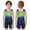 Fluorescent Green, variant on Kids Boys Geometric Print Wrestling Singlets Powerlifting Training Singlets Gym Sport Tank Top Light Blue 6