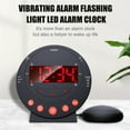 thumbnail image 2 of Vibrating Alarm Clock with Bed Shaker,Snooze Dual Alarm Clock,Digital Alarm Clock Junior Alarm Clock-Elderly Alarm Clock,Super Loud Alarm Clock for Heavy Sleepers, 2 of 13