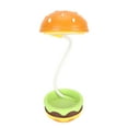 thumbnail image 3 of Kids Reading Light Hamburger Style Flexible Gooseneck USB Charge Soft Warm Light Kids Desk Lamp for Home School Office, 3 of 5