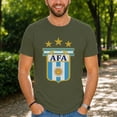 thumbnail image 3 of Jollimate Argentina Football Crest Men's Graphic T-Shirt, Distressed AFA Soccer Fan Casual Short Sleeve Tee, Sports Supporter Gift for Men, 3 of 6