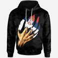 thumbnail image 3 of Sudadera con capucha con la bandera de Serbia impresa en 3D para hombres y mujeres, sudaderas con capucha informales con emblema nacional serbio, ropa de calle, 3 of 5