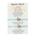 thumbnail image 1 of SIfdSeng 2Pcs Turtle Bracelet Back to School Gift Bracelet Plus Card Back to School Gifts Bracelet Set for 2 First Day of School Bracelet Mommy and Me Bracelets for Mother Bracelet Stacker Clasp, 1 of 4