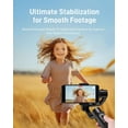 thumbnail image 3 of hohem iSteady Mobile Plus Gimbal Stabilizer for Smartphone, 3-Axis Phone Gimbal for Android and iPhone 15,14,13,12 PRO, Stabilizer for Video Recording with Ultra-Wide-Angle Mode, 600° Inception, 3 of 5