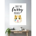 thumbnail image 2 of Save The Fuzzy Potato Poster Wall Art, Modern Wall Decor, 16x24 UNFRAMED, 2 of 3