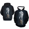 thumbnail image 4 of LAOLIUSN Cat Graphic Hoodie Autumn Winter Long Sleeve Pullover Cute Realistic animal-themed sweatshirts，Size S–4XL, 4 of 7