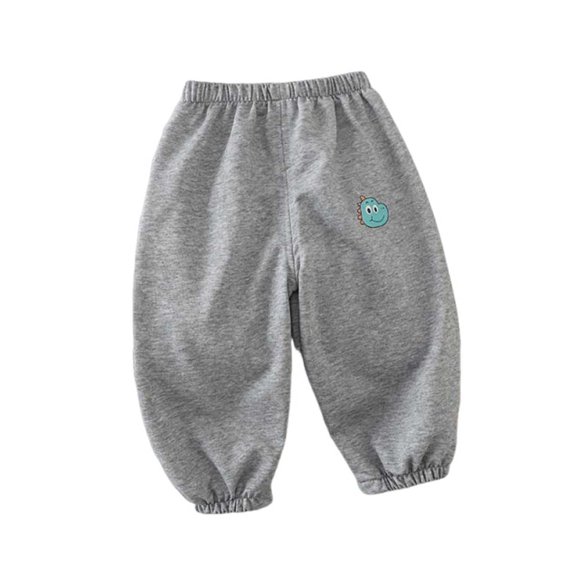 SHTXOZHI Toddler Boy's Soft Sweatpants Elastic Cuffed Jogger Pants Comfortable Cute Print Sport Outdoor Bottoms