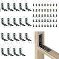 thumbnail image 7 of WellMade 1-1/2 Inch Corner Braces，Small Metal Joist Right Angle L Brackets for Wood with Screws,20 Pack, 7 of 7
