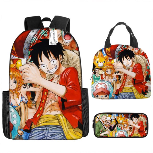 Nautical King Schoolbag, Luffy Backpack, Student Backpack-week
