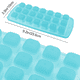 thumbnail image 5 of 2 bandejas de cubitos de hielo con tapa cubitos 21 compartimentos sin BPA Molde de cubitos de hielo de goma flexible para cerveza, vino, whisky, cóctel y aperitivos para bebés incluidos Adepaton 2033771-2, 5 of 9